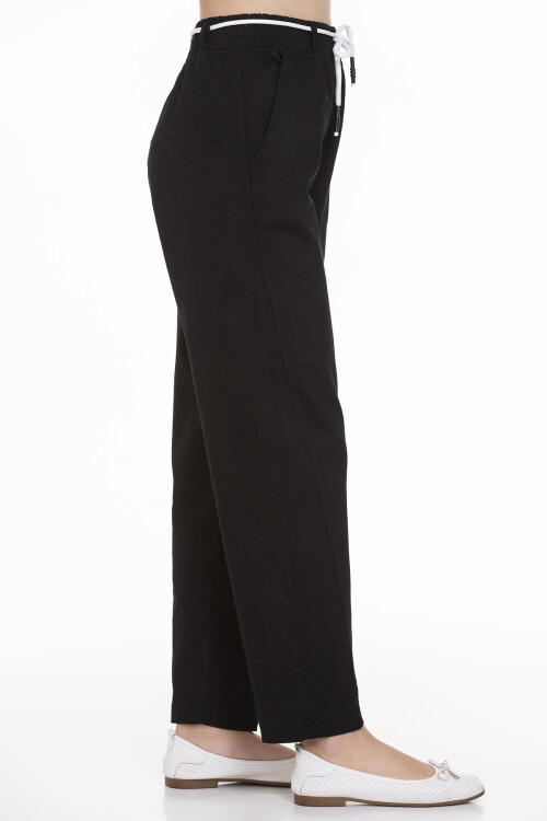 Kız Çocuk Beli Kordonlu Gabardin Pantolon 9-14 Yaş LX 254