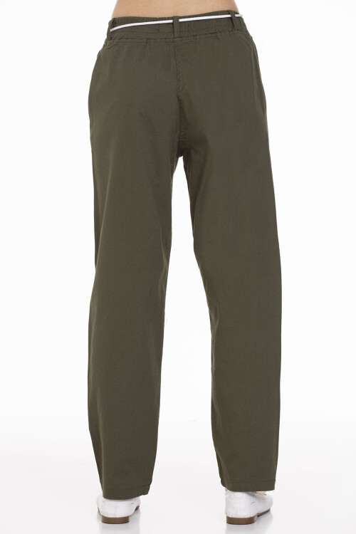 Kız Çocuk Beli Kordonlu Gabardin Pantolon 9-14 Yaş LX 254