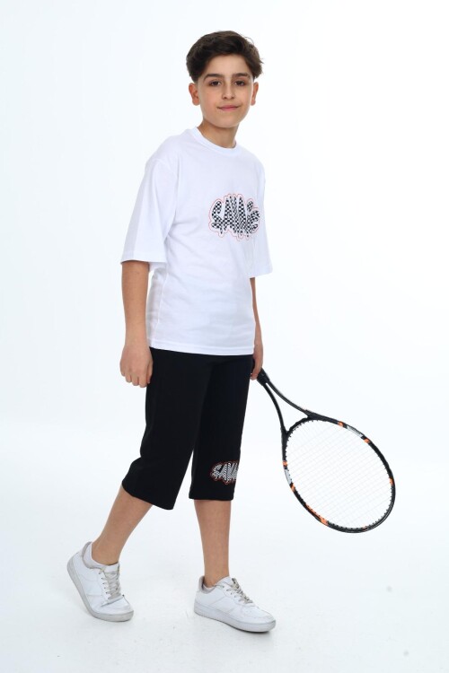 Erkek Çocuk Kaprili Alt-Üst Takım Lx7111