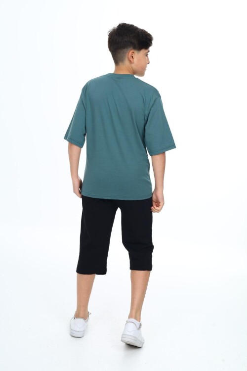 Erkek Çocuk Kaprili Alt-Üst Takım Lx7111