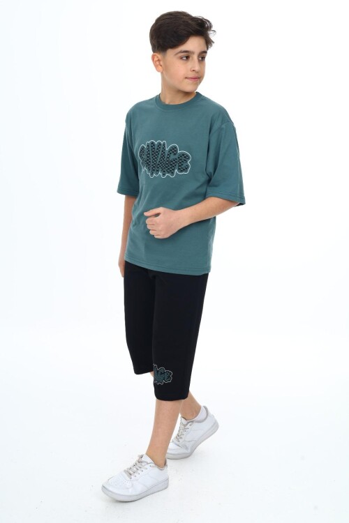 Erkek Çocuk Kaprili Alt-Üst Takım Lx7111