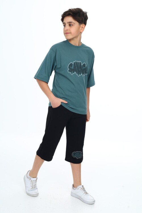 Erkek Çocuk Kaprili Alt-Üst Takım Lx7111