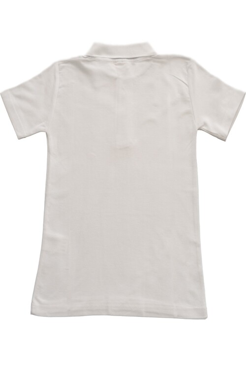 Kız Çocuk Okul Tarz %100 Pamuk T-Shirt - 5-17 Yaş AG001
