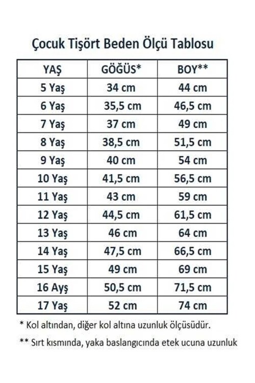 Kız Çocuk Okul Tarz %100 Pamuk T-Shirt -5-17 Yaş AG002