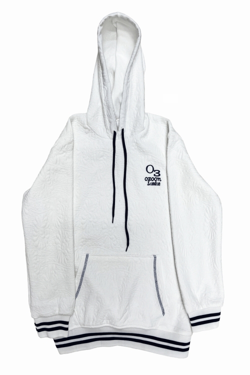 Erkek Çocuk 3 İplik Desenli Kapüşonlu Kanguru Cepli Sweatshirt 12332