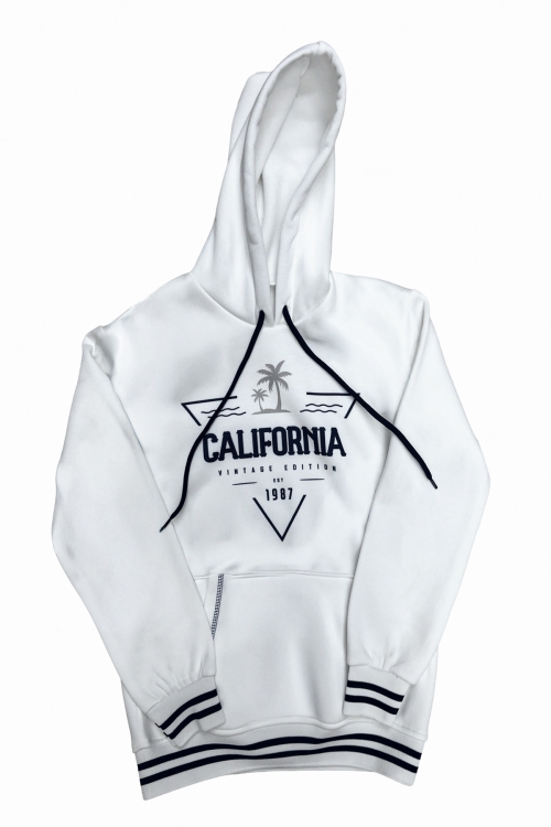 Erkek Çocuk 3 İplik Kapüşonlu Kanguru Cepli Ribana Detaylı Sweatshirt 12330