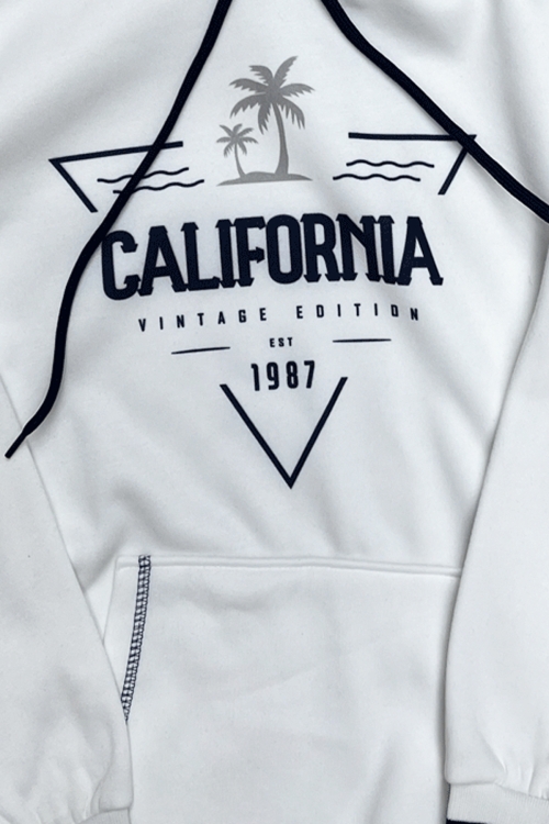 Erkek Çocuk 3 İplik Kapüşonlu Kanguru Cepli Ribana Detaylı Sweatshirt 12330