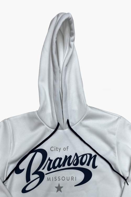 Erkek Çocuk Kapüşonlu Kanguru Cepli Ribana ve Baskı Detaylı 3 İplik Sweatshirt 12326