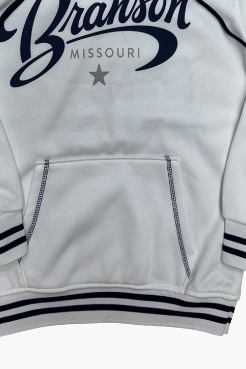 Erkek Çocuk Kapüşonlu Kanguru Cepli Ribana ve Baskı Detaylı 3 İplik Sweatshirt 12326