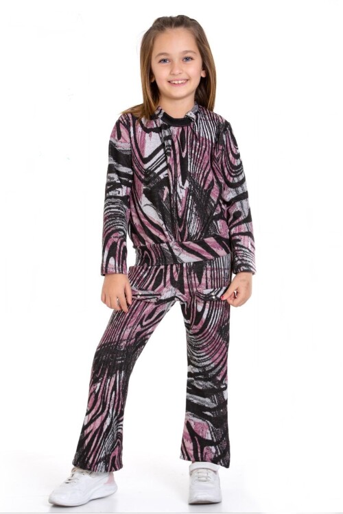 Kız Çocuk 2li Triko Takım (Pantolon+Kazak) 12124