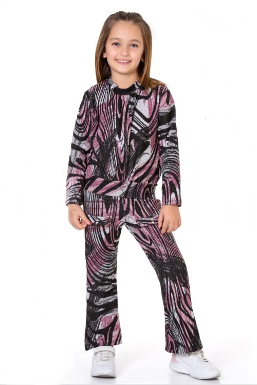 Kız Çocuk 2li Triko Takım (Pantolon+Kazak) 12124