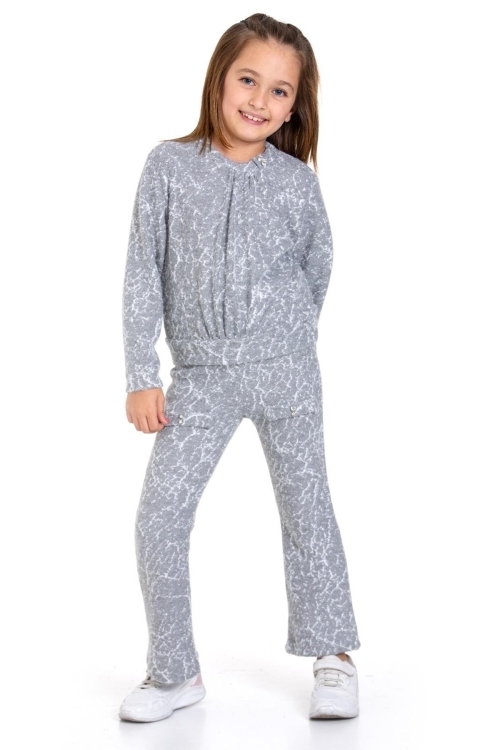 Kız Çocuk 2li Triko Takım (Pantolon+Kazak) 12124