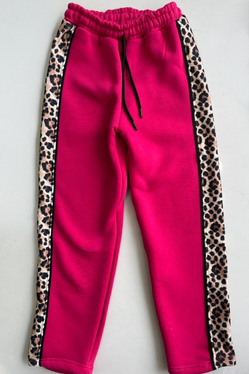 Kız Çocuk 3 İplik Alt-Üst Takım Kapüşonlu Rotasyon Desenli Nakış ve Taş Baskılı 12311