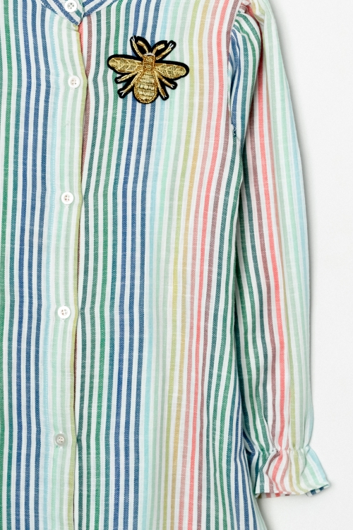 Kız Çocuk Ekose Desenli Elbise 12168