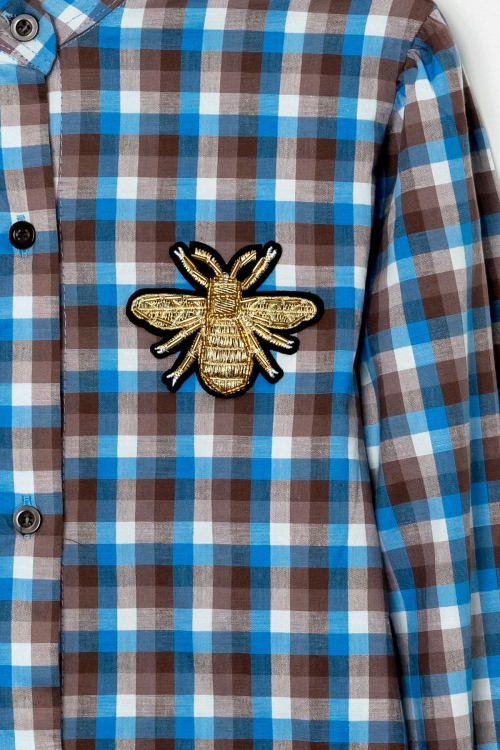 Kız Çocuk Ekose Desenli Elbise 12168