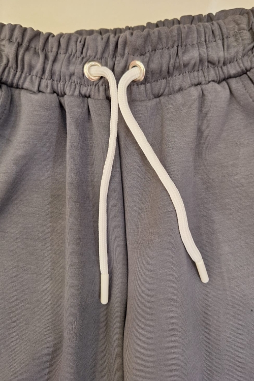 Kız Çocuk Doble Face Kumaş Geniş Paça Eşofman Alt 10-15 Yaş 12318