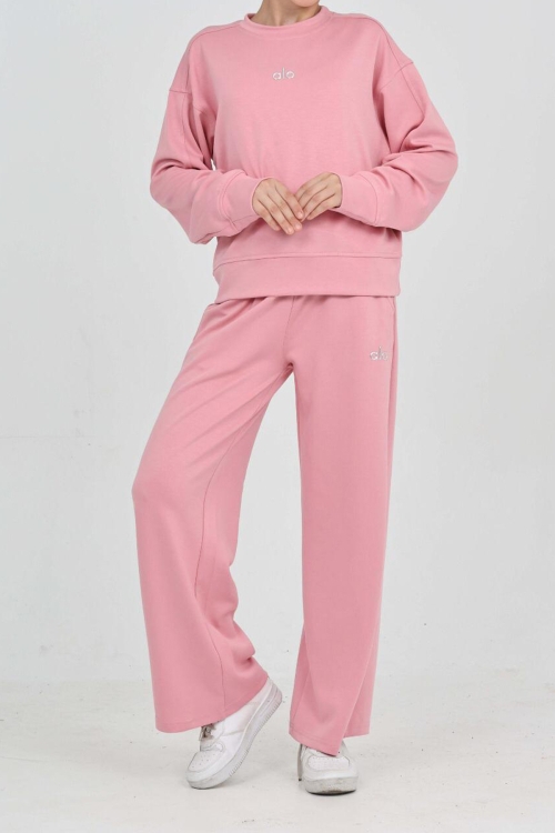 Kız Çocuk Oysho Kumaş Geniş Paçalı Alt- Üst Takım 12312