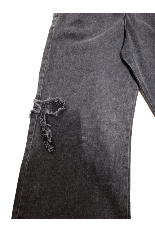 Kız Çocuk 2li Jean Takım (Pantolon+Sweatshirt) 5-10 Yaş 12472