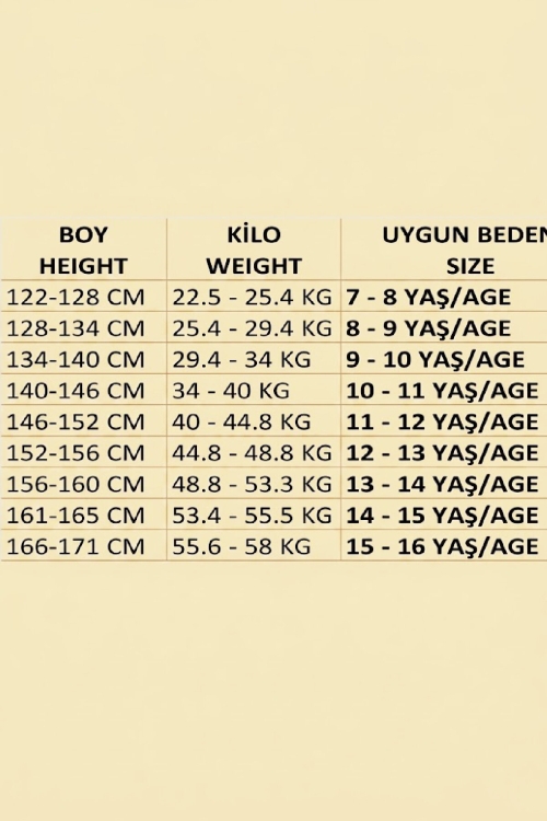 Kız Çocuk Elbise Mayo 3lü Takım (Elbise Mayo+Şort+Bone) 8-16 Yaş 12619B