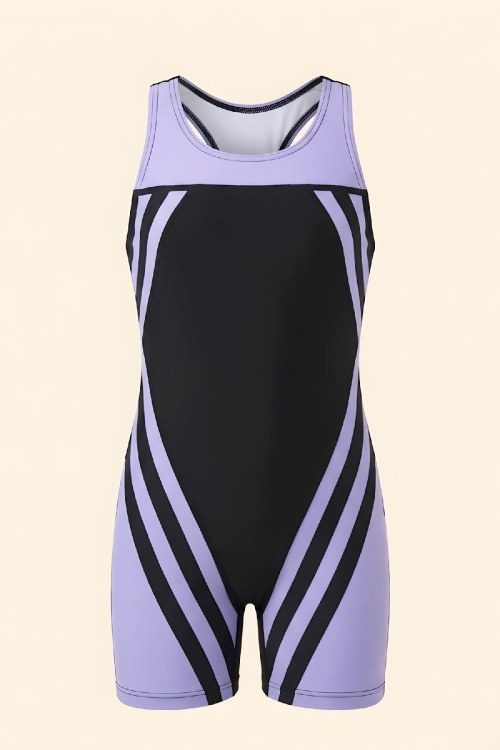 Kız Çocuk Tek Parça Yüzücü Mayo 5-16 Yaş 12582N