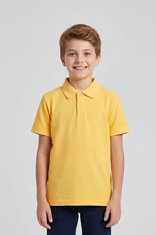 Erkek Çocuk %100 Pamuk ve Okul Tarz T-Shirt 4-16 Yaş 12790MRT