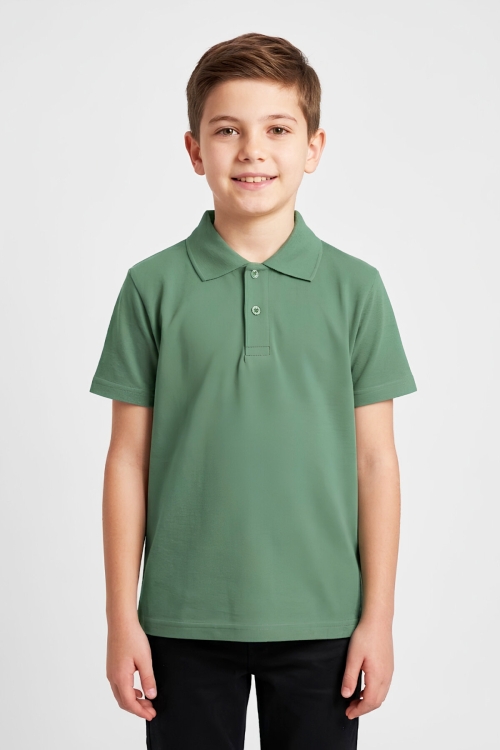 Erkek Çocuk %100 Pamuk ve Okul Tarz T-Shirt 4-16 Yaş 12790MRT