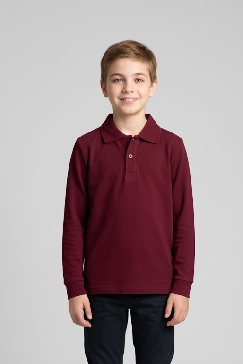 Erkek Çocuk %100 Pamuk ve Okul Tarz T-Shirt 6-16 Yaş 12798MRT