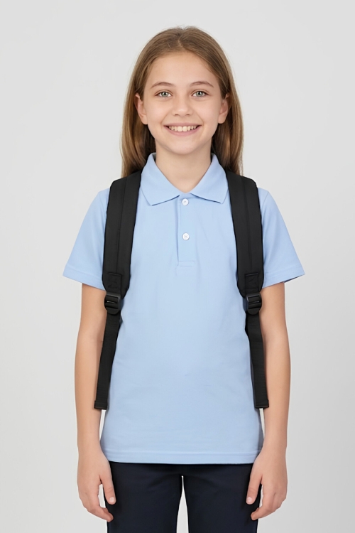 Kız Çocuk T-Shirt %100 Pamuk ve Okul Tarz 6-16 Yaş 12784MRT