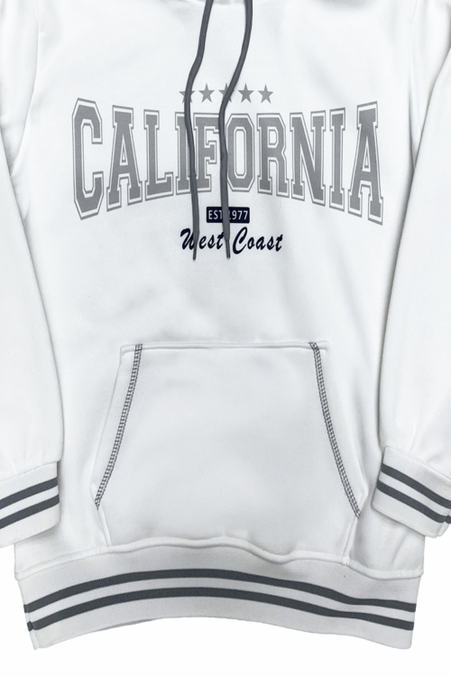 Erkek Çocuk 3 İplik Kapüşonlu ve Kanguru Cepli Sweatshirt 12336