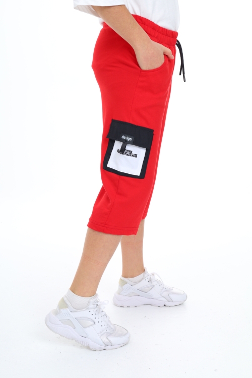 Erkek Çocuk Kargo Cepli Kapri Alt 12205