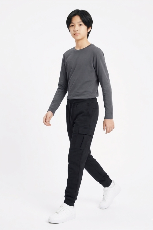 Erkek Çocuk Eşofman Alt-3 İplik-Kargo Cepli 18-16 Yaş 12556