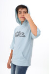 Erkek Çocuk Kapüşonlu Kanguru Cepli T-Shirt 9-14 Yaş Lx7072