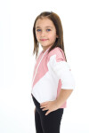 Kız Çocuk Crop Kapüşonlu Sweatshirt Px 9332.1
