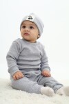 Erkek Bebek 3lü Takım (Şapka+Alt+Üst) 12128