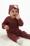 Erkek Bebek 3lü Takım (Şapka+Alt+Üst) 12128