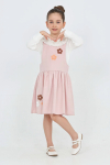 Kız Çocuk 2li Elbise (Elbise+Badi Bluz) 12342