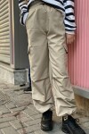 Kız Çocuk Kargo Cepli Paraşüt Pantolon 12158