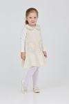Kız Çocuk Şanel Kumaş Cepli  2li Elbise (Elbise+Bady Bluz)12175