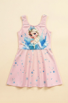 Kız Çocuk Elbise Mayo-İç Mayolu-Görsel Baskılı 3-12 Yaş 12609B