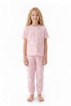 Kız Çocuk Pijama Takımı %100 Pamuk 3-13 Yaş 12714IS
