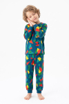 Erkek Çocuk %100 Pamuk Pijama Takımı 3-8 Yaş 12736IS